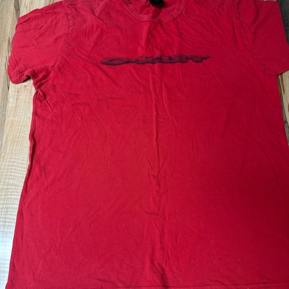 Oakley Red Short Sleeve Crewneck Tee